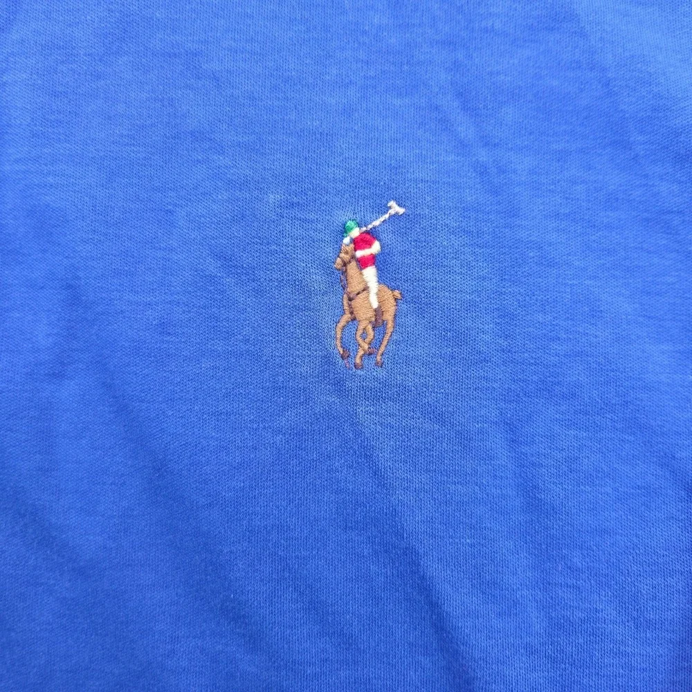 Polo Ralph Lauren Polo Shirt Mens XLT Blue Cotton Short Sleeve Classic Pony Logo